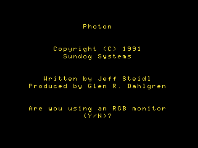 Game cover: Photon