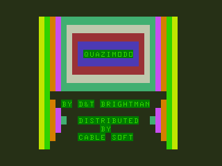Game cover: Quazimodo
