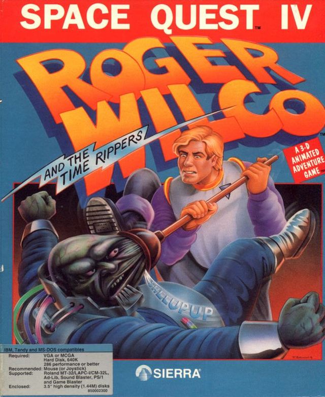 Game cover: Space Quest IV: Roger Wilco and the Time Rippers