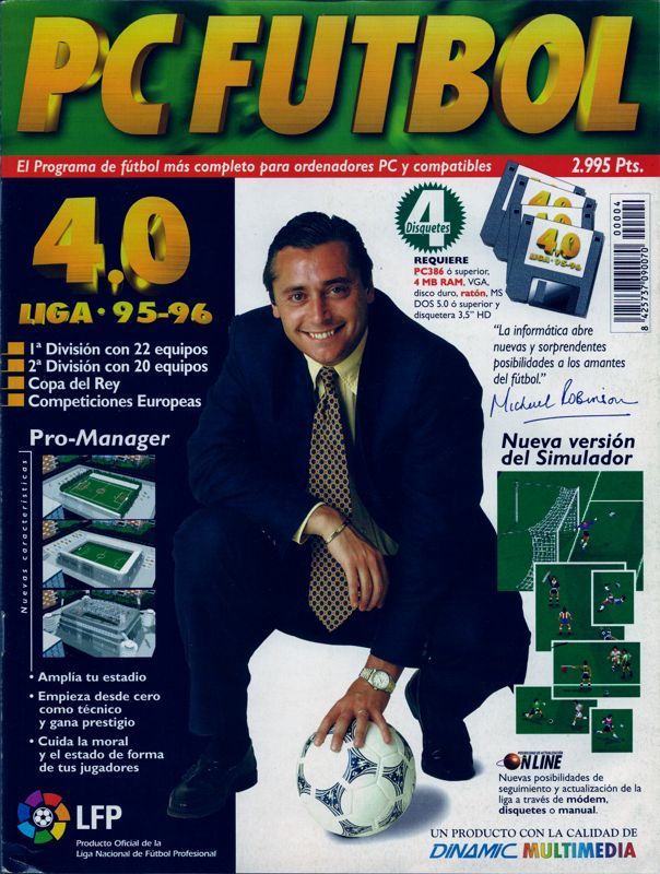 Game cover: PC Fútbol 4.0
