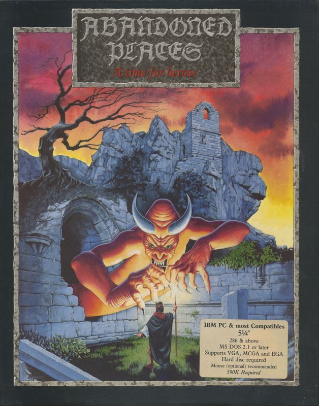 Game cover: Abandoned Places: A Time for Heroes