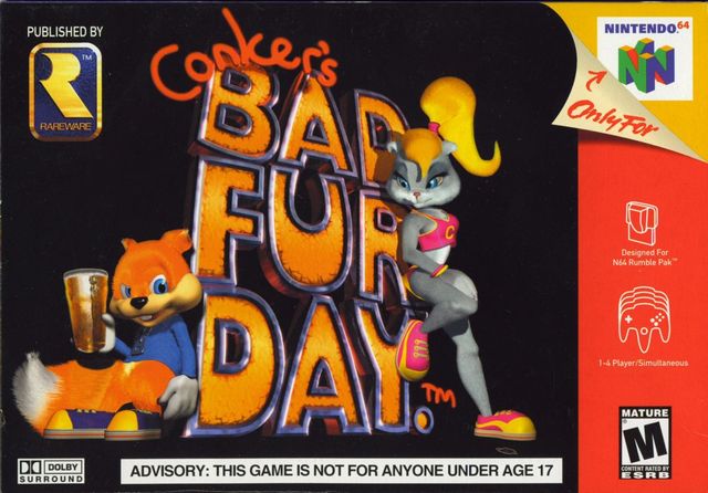 Game cover: Conker's Bad Fur Day