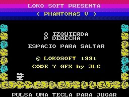 Game cover: Phantomas V