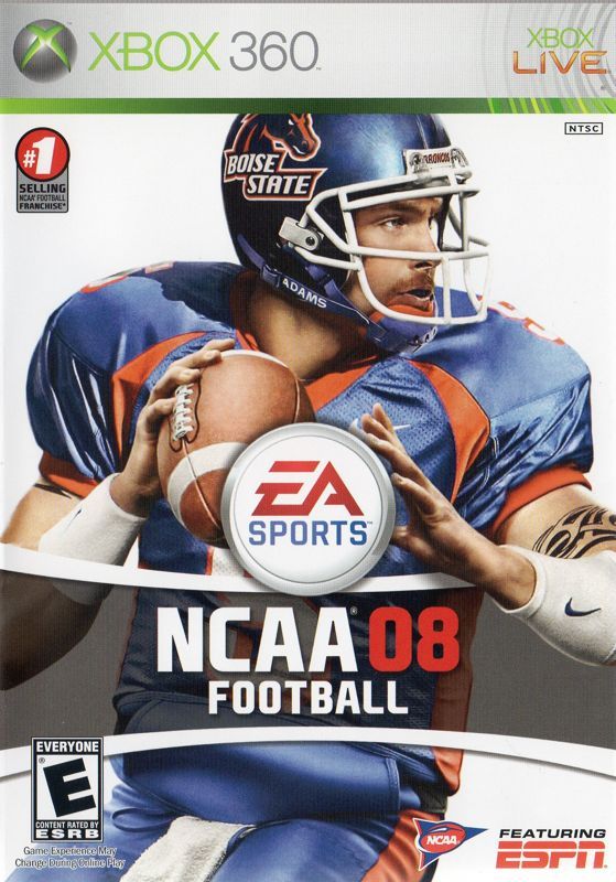 Game cover: NCAA Football 08