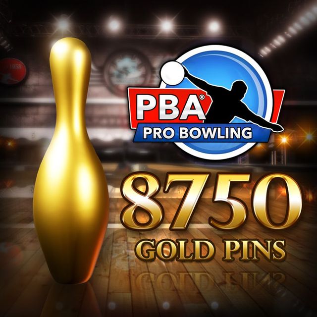 Game cover: PBA Pro Bowling: 8750 Gold Pins