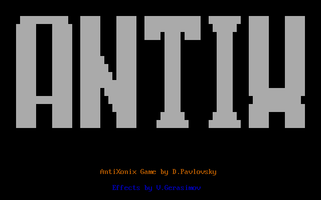 Game cover: AntiXonix