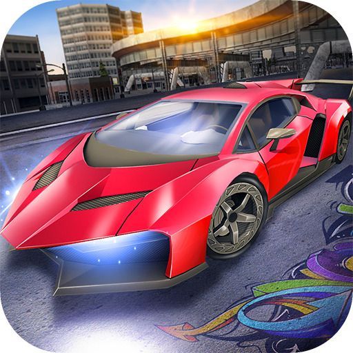 Game cover: Stunts Car Driving Simulator: Asphalt Speed Racing