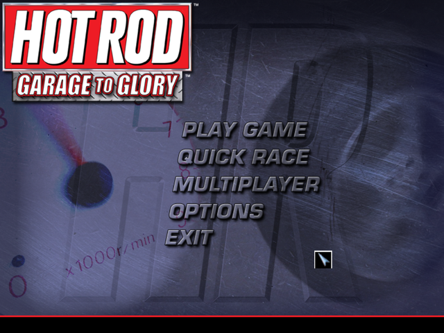 Game cover: Hot Rod: Garage to Glory