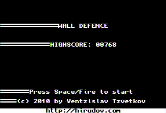 Game cover: Wall Defence
