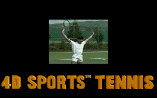 Game cover: 4D Sports Tennis