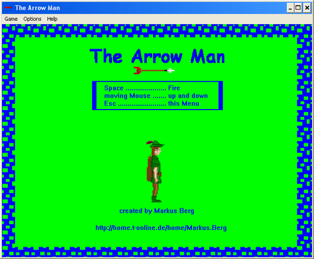 Game cover: The Arrow Man