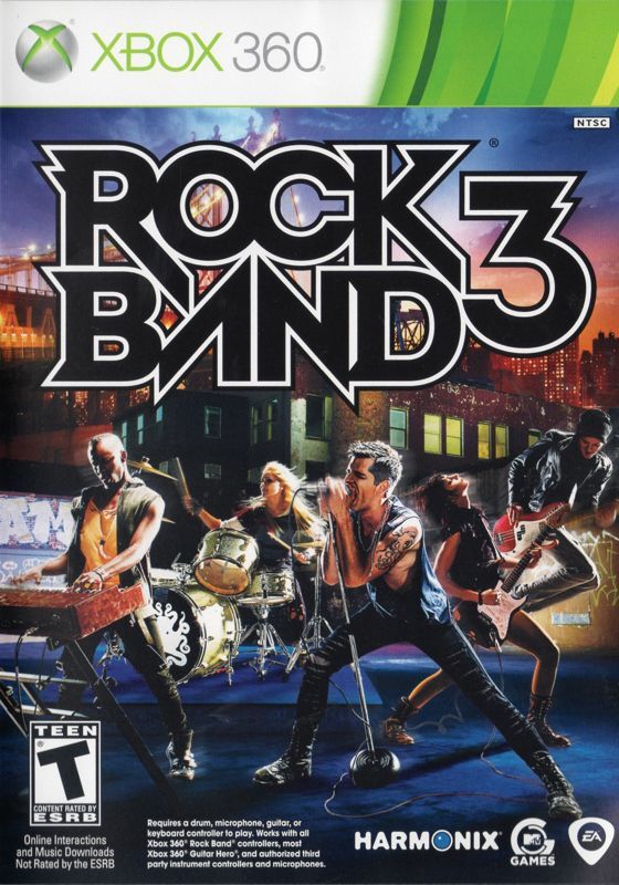 Game cover: Rock Band 3