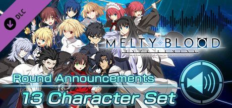 Game cover: Melty Blood: Type Lumina - Round Announcements - 13 Character Set