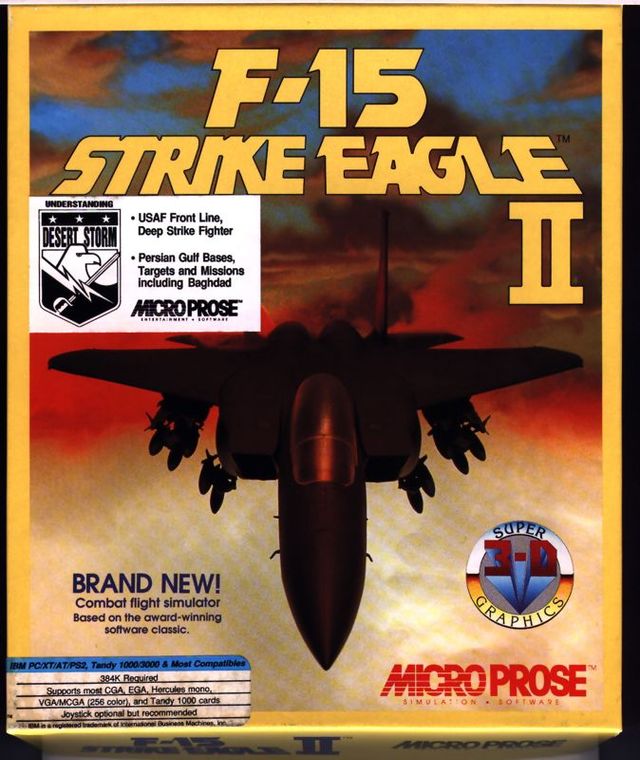 Game cover: F-15 Strike Eagle II