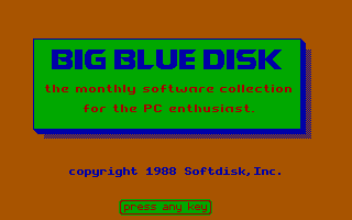 Game cover: Big Blue Disk #20