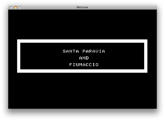 Game cover: Santa Paravia and Fiumaccio
