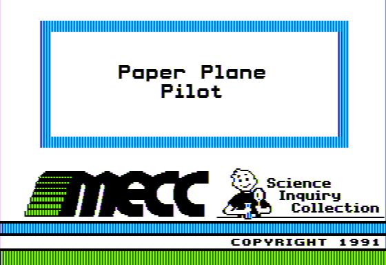 Game cover: Paper Plane Pilot