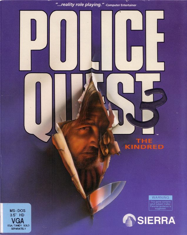 Game cover: Police Quest 3: The Kindred
