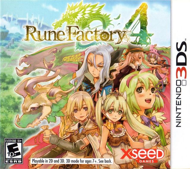 Game cover: Rune Factory 4