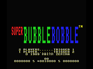 Game cover: Super Bubble Bobble