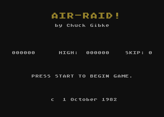 Game cover: Air Raid!