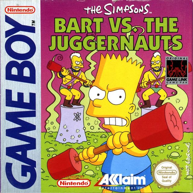 Game cover: The Simpsons: Bart vs. the Juggernauts