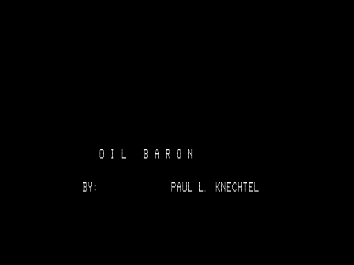 Game cover: Oil Baron
