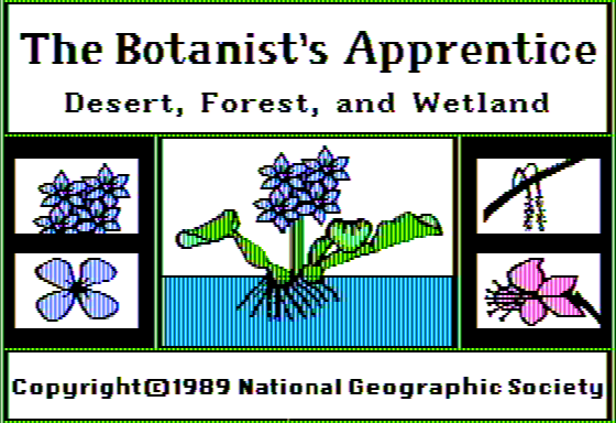 Game cover: The Botanist's Apprentice: Desert, Forest, and Wetland