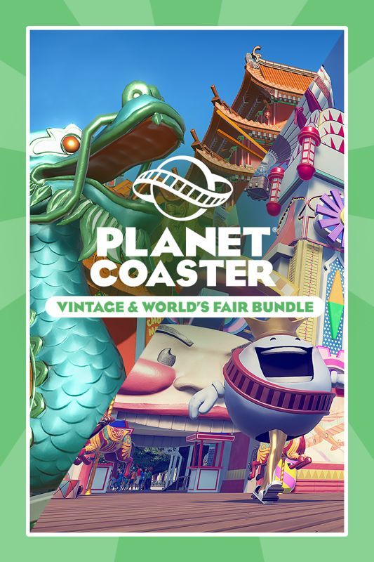 Game cover: Planet Coaster: Vintage & World's Fair Bundle