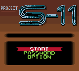 Game cover: Project S-11