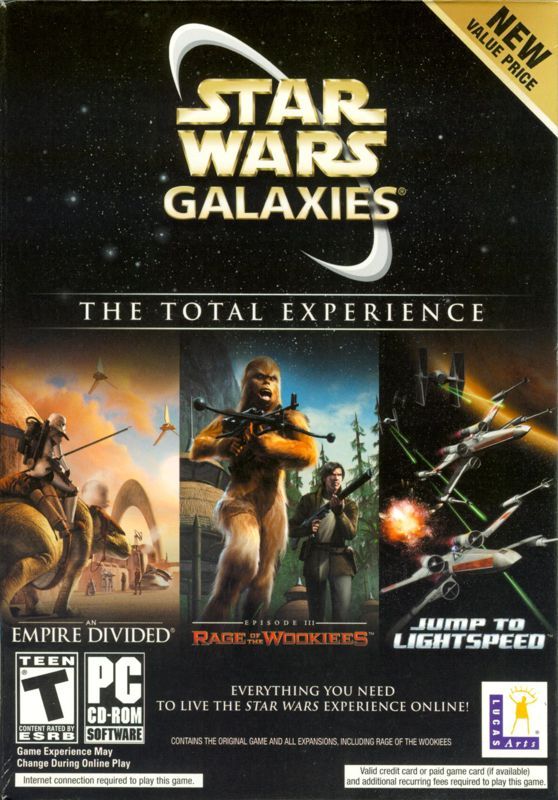 Game cover: Star Wars: Galaxies - The Total Experience