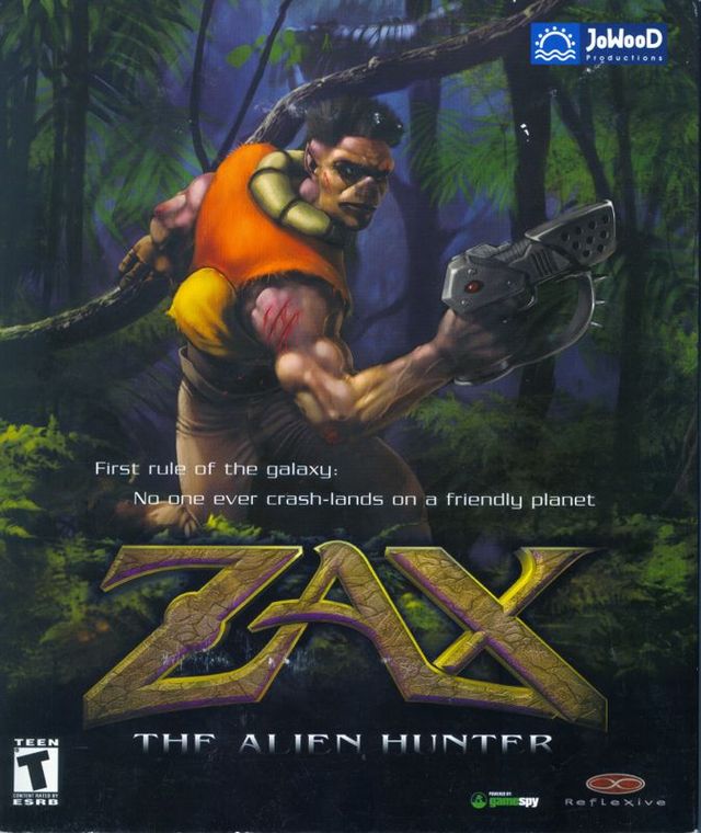 Game cover: Zax: The Alien Hunter