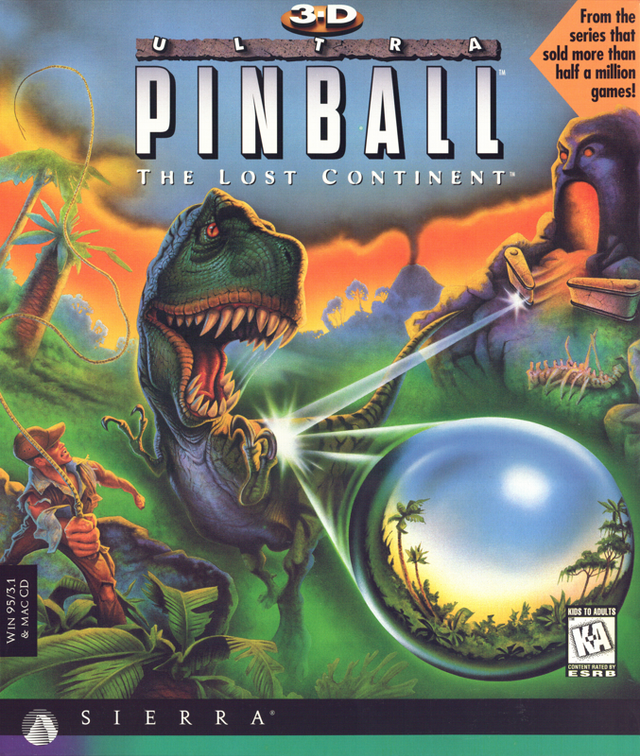 Game cover: 3-D Ultra Pinball: The Lost Continent