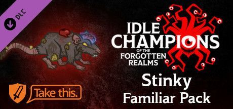 Game cover: Idle Champions of the Forgotten Realms: Stinky the Cranium Rat Familiar