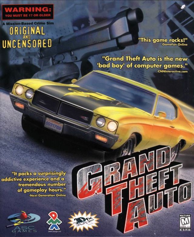 Game cover: Grand Theft Auto