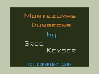 Game cover: Montezumas Dungeons