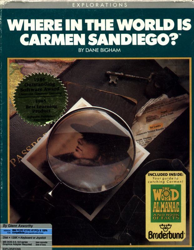 Game cover: Where in the World Is Carmen Sandiego?