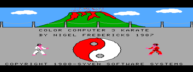 Game cover: Color Computer 3 Karate