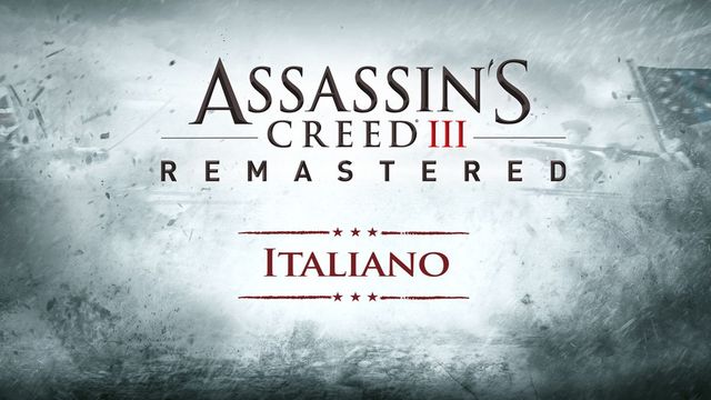 Game cover: Assassin's Creed III: Remastered - Italian Audio Pack