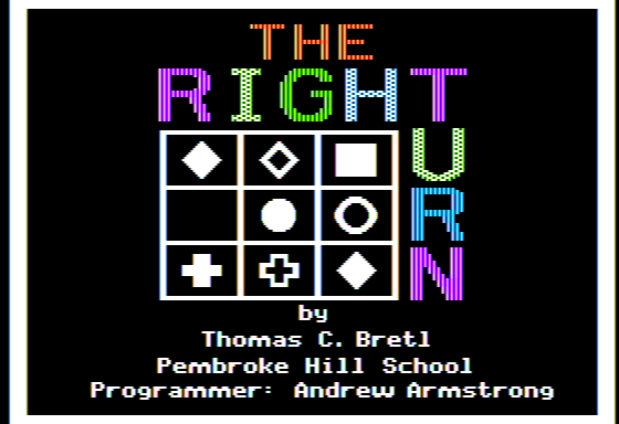 Game cover: The Right Turn