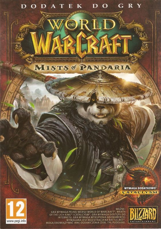 Game cover: World of WarCraft: Mists of Pandaria