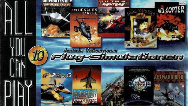 Game cover: All You Can Play: 10 Flug-Simulationen