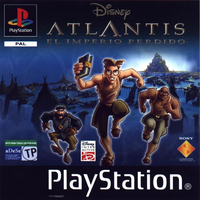 Game cover: Disney's Atlantis: The Lost Empire