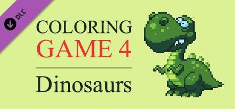 Game cover: Coloring Game 4: Dinosaurs
