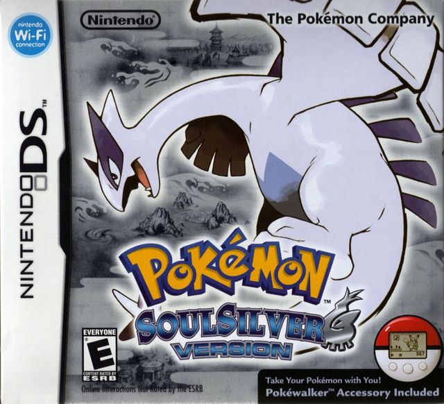 Game cover: Pokémon SoulSilver Version