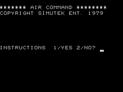 Game cover: Air Command