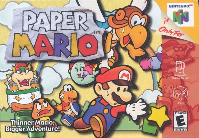 Game cover: Paper Mario