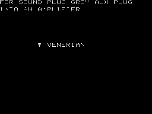 Game cover: Venerian Invasion