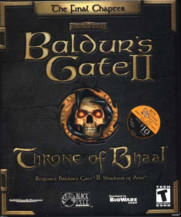 Game cover: Baldur's Gate II: Throne of Bhaal