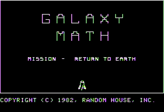 Game cover: Galaxy Math